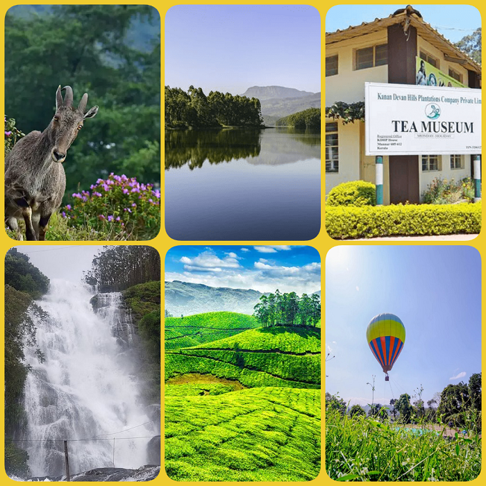 What are the top attractions to visit in Munnar?